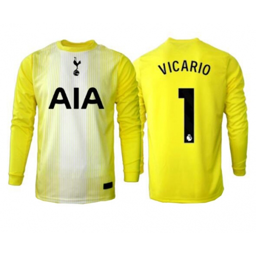 Billige Fotballdrakt Tottenham Hotspur Guglielmo Vicario #1 Keeper Replika Tredjedrakt 2025-26 Langermet Billige Fotballdrakt Tottenham Hotspur Guglielmo Vicario #1 Keeper Replika Tredjedrakt 2025-26 Langermet